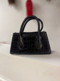 Croc Print Purse