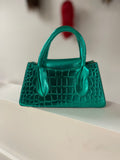 Croc Print Purse