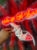 Rhinestone Lace Up Heels